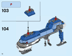 LEGO 31049 instructions page 70 – build guide