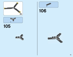 LEGO 31049 instructions page 71 – build guide