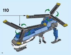 LEGO 31049 instructions page 74 – build guide
