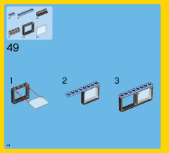 LEGO 31050 instructions page 44 – build guide