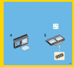 LEGO 31050 instructions page 45 – build guide