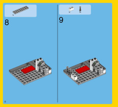LEGO 31050 instructions page 6 – build guide