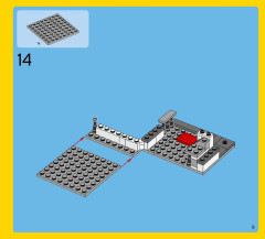 LEGO 31050 instructions page 9 – build guide
