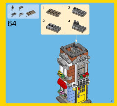 LEGO 31050 instructions page 51 – build guide