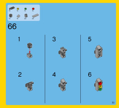 LEGO 31050 instructions page 53 – build guide