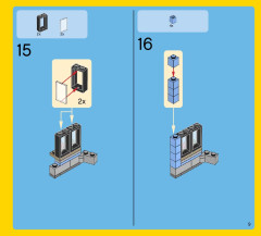 LEGO 31050 instructions page 9 – build guide