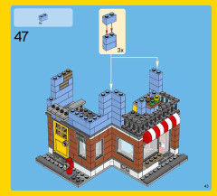 LEGO 31050 instructions page 43 – build guide