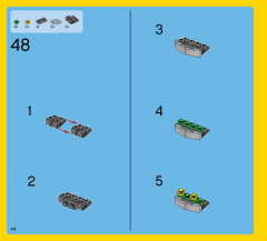 LEGO 31050 instructions page 44 – build guide