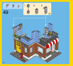 LEGO 31050 instructions page 46 – build guide