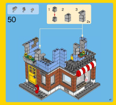 LEGO 31050 instructions page 47 – build guide