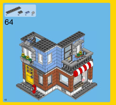 LEGO 31050 instructions page 62 – build guide