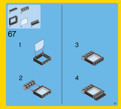 LEGO 31050 instructions page 65 – build guide