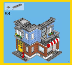 LEGO 31050 instructions page 67 – build guide