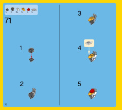 LEGO 31050 instructions page 70 – build guide
