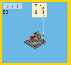 LEGO 31050 instructions page 76 – build guide
