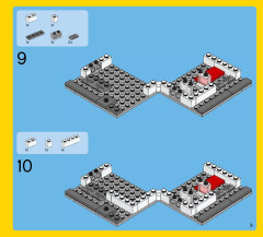 LEGO 31050 instructions page 9 – build guide