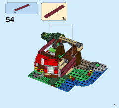 LEGO 31053 instructions page 43 – build guide