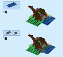 LEGO 31053 instructions page 9 – build guide