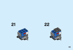 LEGO 31054 instructions page 43 – build guide