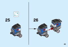 LEGO 31054 instructions page 45 – build guide