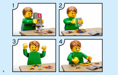 LEGO 31056 instructions page 2 – build guide