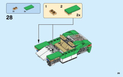LEGO 31056 instructions page 25 – build guide