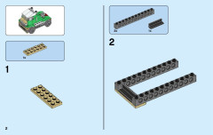 LEGO 31056 instructions page 2 – build guide