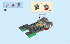 LEGO 31056 instructions page 13 – build guide