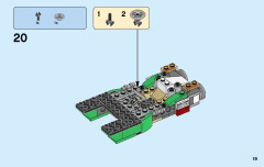 LEGO 31056 instructions page 19 – build guide