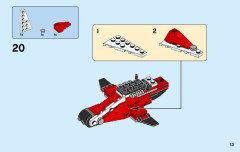 LEGO 31057 instructions page 13 – build guide