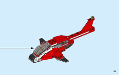 LEGO 31057 instructions page 23 – build guide