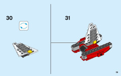 LEGO 31057 instructions page 19 – build guide