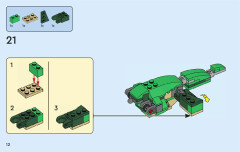 LEGO 31058 instructions page 12 – build guide