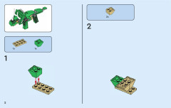 LEGO 31058 instructions page 2 – build guide