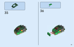 LEGO 31058 instructions page 21 – build guide