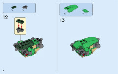 LEGO 31058 instructions page 8 – build guide