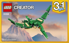 LEGO 31058 instructions page 1 – build guide