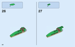 LEGO 31058 instructions page 22 – build guide