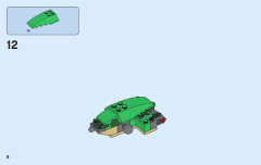LEGO 31058 instructions page 8 – build guide