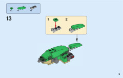 LEGO 31058 instructions page 9 – build guide