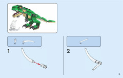 LEGO 31058 instructions page 3 – build guide