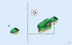 LEGO 31058 instructions page 43 – build guide