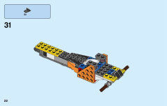 LEGO 31059 instructions page 22 – build guide