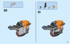 LEGO 31059 instructions page 17 – build guide