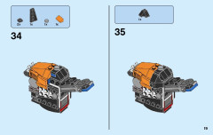 LEGO 31059 instructions page 19 – build guide