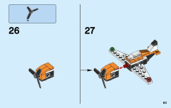 LEGO 31060 instructions page 63 – build guide