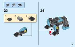 LEGO 31062 instructions page 15 – build guide