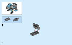 LEGO 31062 instructions page 2 – build guide