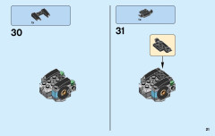 LEGO 31062 instructions page 21 – build guide