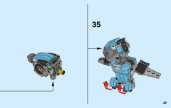 LEGO 31062 instructions page 25 – build guide